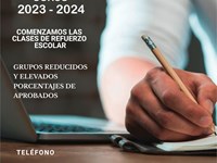COMIENZO DE LAS CLASES DE APOYO Y REFUERZO ESCOLAR (2023-2024)
